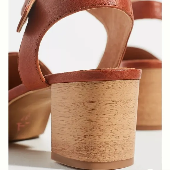 Anthropologie Romy Platform Heels -tan