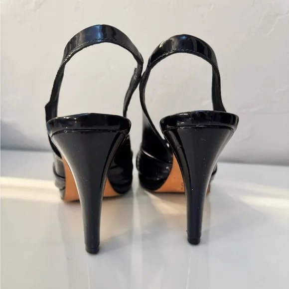 Antonio Melani Navy Slingback Heels