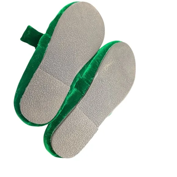 AOI AGE OF INNOCENCE sz 27 MIA GREEN velvet shoes