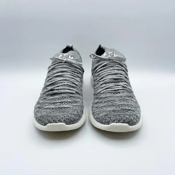 APL Techloom Wave Shoes Smoke Ivory Melange Gray White Running Mens 9