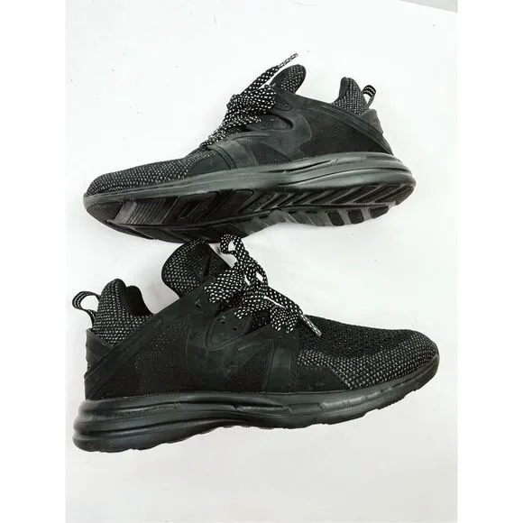 APL x Lululemon Techloom Ascend Black Reflective Athletic Running Sneakers Size