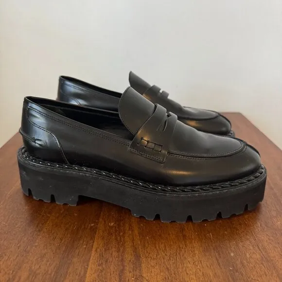 Aquatalia Platform Loafers