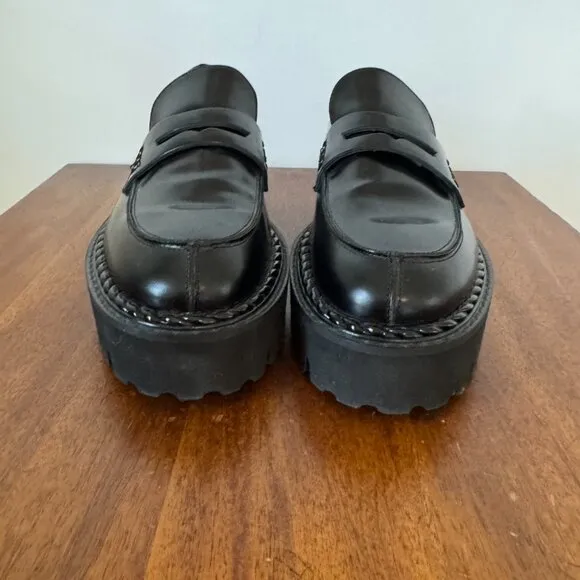 Aquatalia Platform Loafers