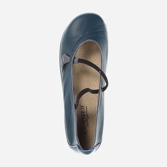 Arcopedico Vitoria Flats Indigo/Pewter Size EU 43 US 12 NWOT Comfort Shoes