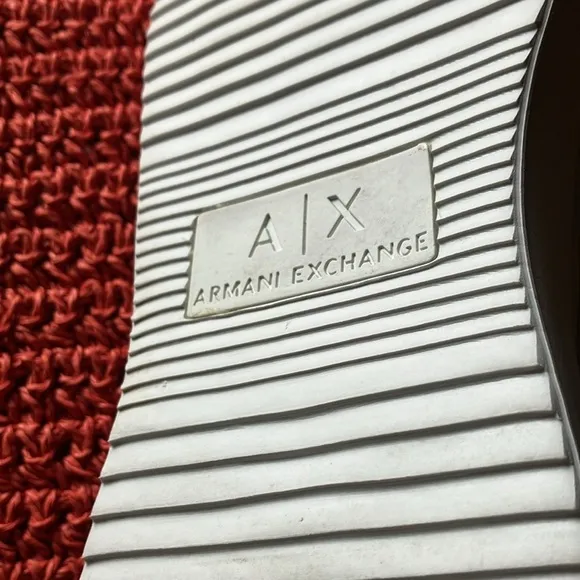 Armani Exchange Shoes. Size 9. Slip on sneakers.  Excellent preowned condition.