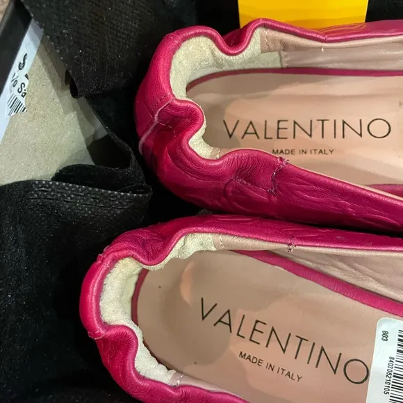 Authentic Valentino calliope ballet flat shoes,size 9