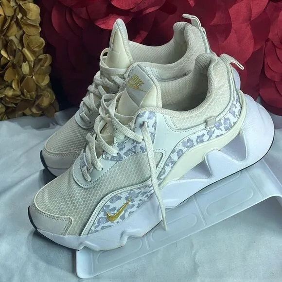 (B2) Nike RYZ 365 2 White Light Bone Sail,New Model,Women's Running Shoes,Size 8