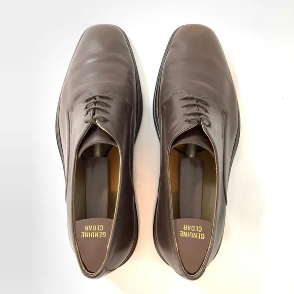 Bally Cabriel nutmeg leather lace up shoes 9 E