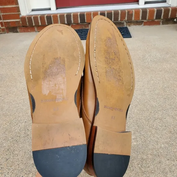 Banana Republic Oxford Light Brown Leather Shoes, size 9.5