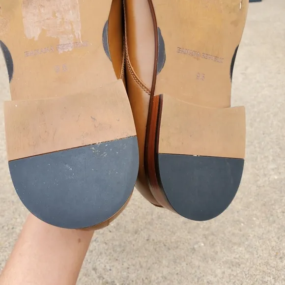 Banana Republic Oxford Light Brown Leather Shoes, size 9.5
