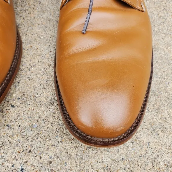 Banana Republic Oxford Light Brown Leather Shoes, size 9.5