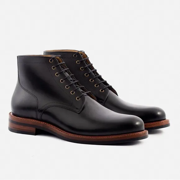 Beckett Simonon Lopez Boots - Men's Black Leather Men's Shoes,size 91/2Casual