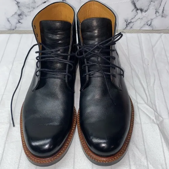 Beckett Simonon Lopez Boots - Men's Black Leather Men's Shoes,size 91/2Casual