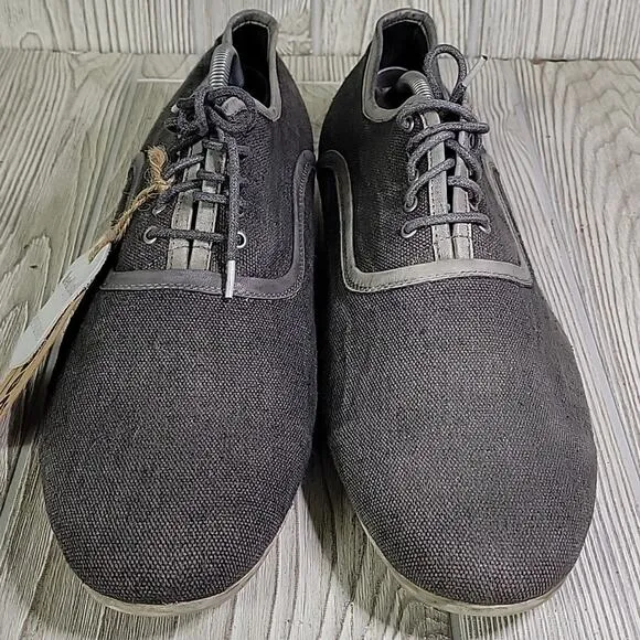 Bed Stu Cosburn Grey Lace Up Oxford Dress Shoes Mens Size 12 NWT