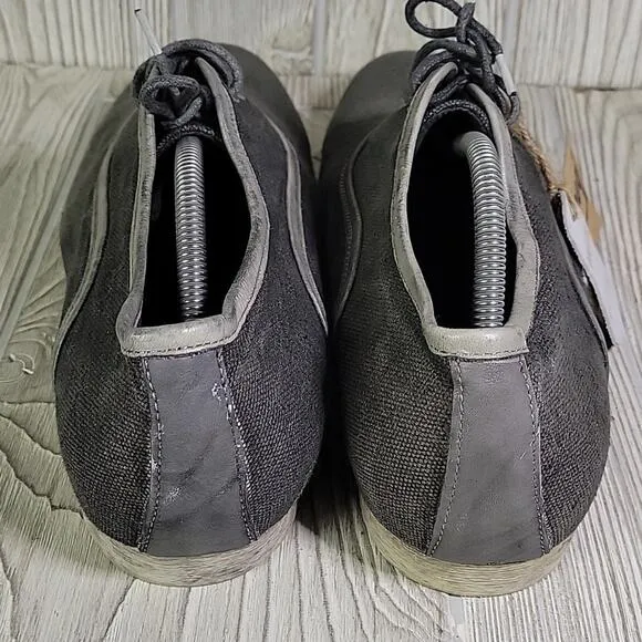 Bed Stu Cosburn Grey Lace Up Oxford Dress Shoes Mens Size 12 NWT