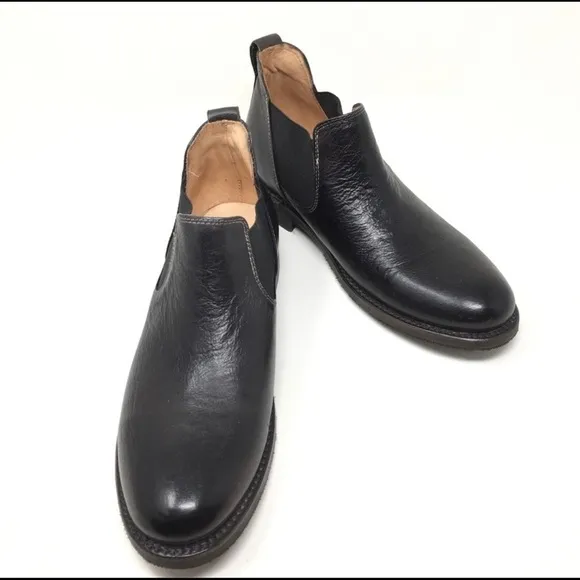 BED STU men’s black leather Royce Chelsea boot 8.5