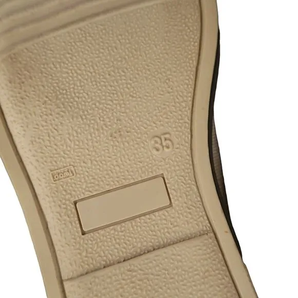Belstaff Shoes Womens 35 Sneakers Lifestyle Casual Leather Canvas Logo Lace Up