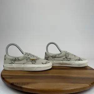 Big Kids Vans Era It's All We Got Taupe Brown Canvas Sneakers Shoes Size 3.5 Y