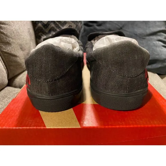 Billy The O.G. Men's Black Denim Shoes Easy On/Off New In Box Size 11 Adaptive