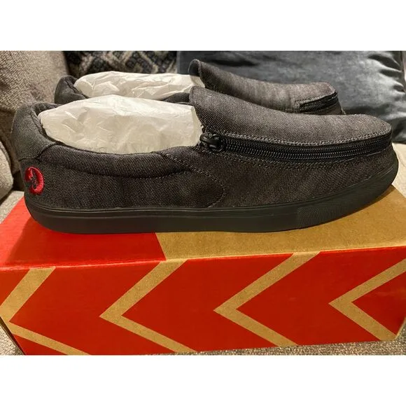 Billy The O.G. Men's Black Denim Shoes Easy On/Off New In Box Size 11 Adaptive
