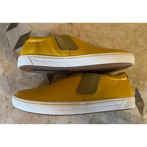 Birkenstock Barrie Slip-On Lemon/Yellow EU 37 / US W6 NIB Narrow Fit