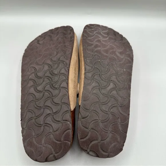Birkenstock Betula Boston Unisex Tan Suede Leather Clogs Women Size 9 Men Size 7