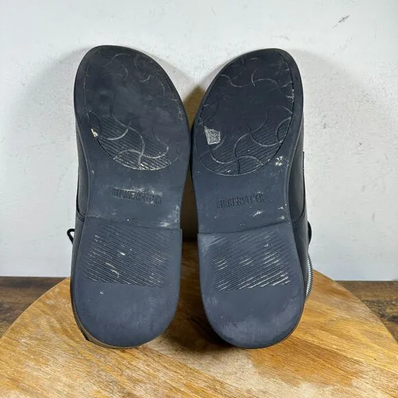 Birkenstock Jaren Mens Size 10.5 Black‎ Brown Loafers Shoes