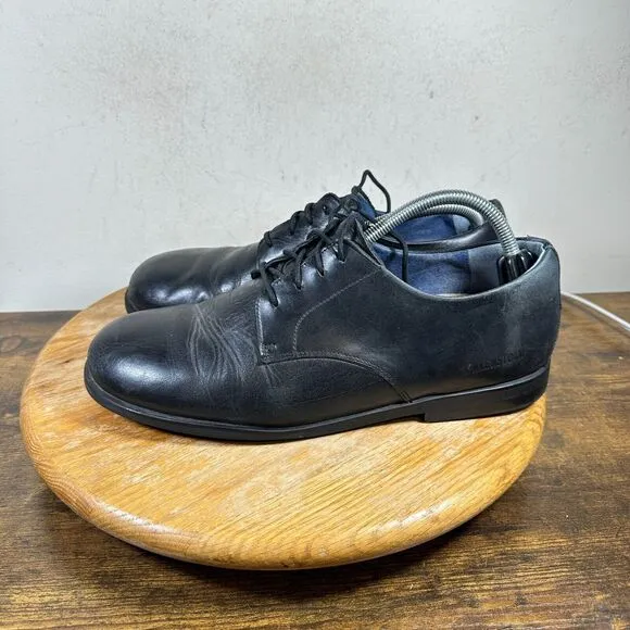 Birkenstock Jaren Mens Size 10.5 Black‎ Brown Loafers Shoes