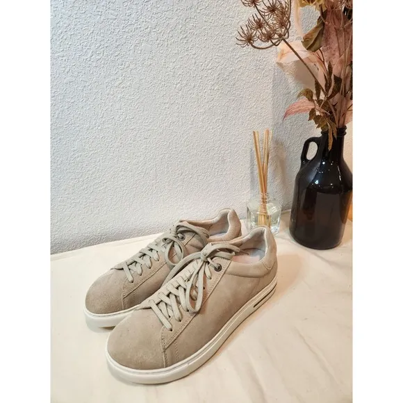 Birkenstock Suede Leather Sneakers Casual Lace Up Shoes EU 40 US 9