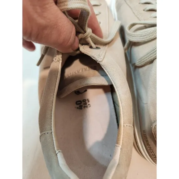 Birkenstock Suede Leather Sneakers Casual Lace Up Shoes EU 40 US 9