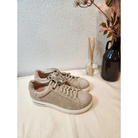 Birkenstock Suede Leather Sneakers Casual Lace Up Shoes EU 40 US 9