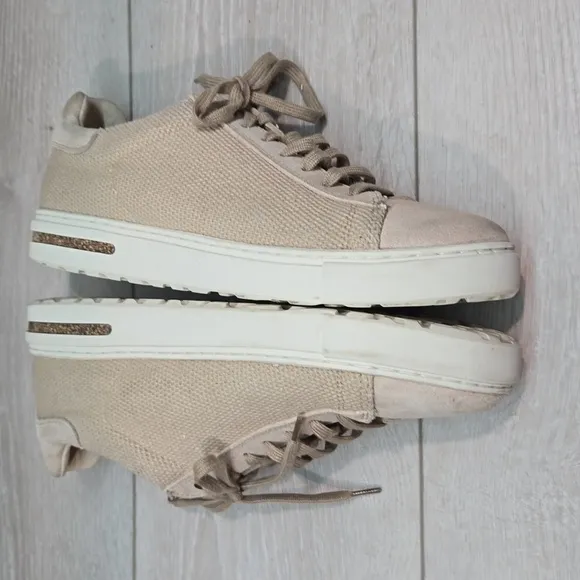 Birkenstock Women Bend Low Canvas suede Sneakers shoes sz 40/9 Narrow