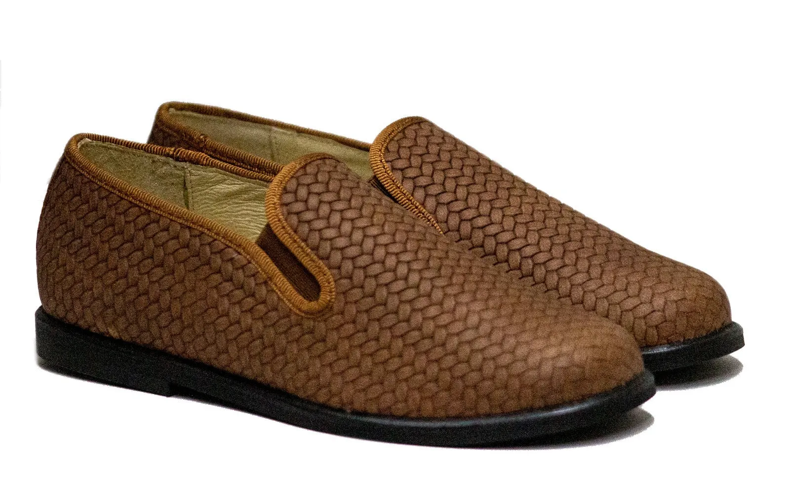 Blublonc Lucas A  Brown Boy's Dress  Shoes