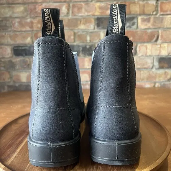 Blundstone Original 2209 Gray Denim Leather Suede Sneaker Ankle Boots Size 10 M