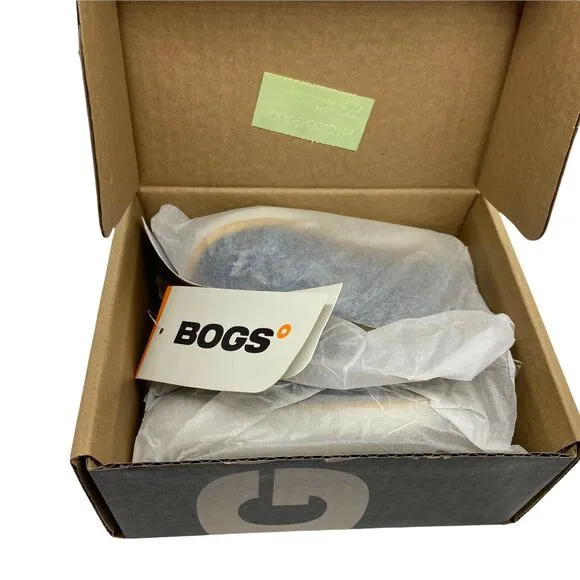 Bogs Shoes Outdoor Play Kids Kicker Mid Shark Blue Round Toe Hook Loop Size 5