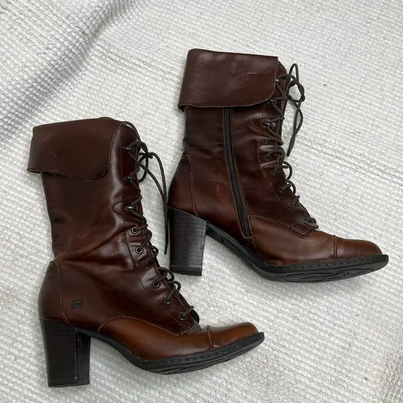 Born leather vintage inspired boots