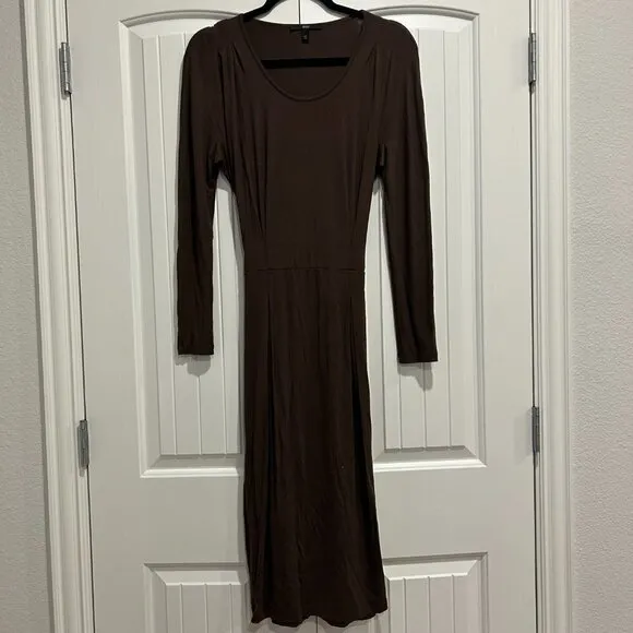 BOSS by Hugo Boss Long Sleeve Brown Dress Women’s Size XS