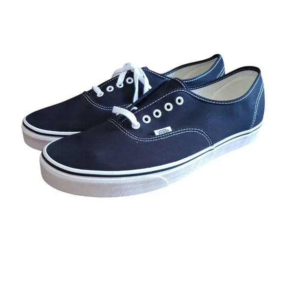Brand New Vans Men's Black Canvas Sneakers Size 15