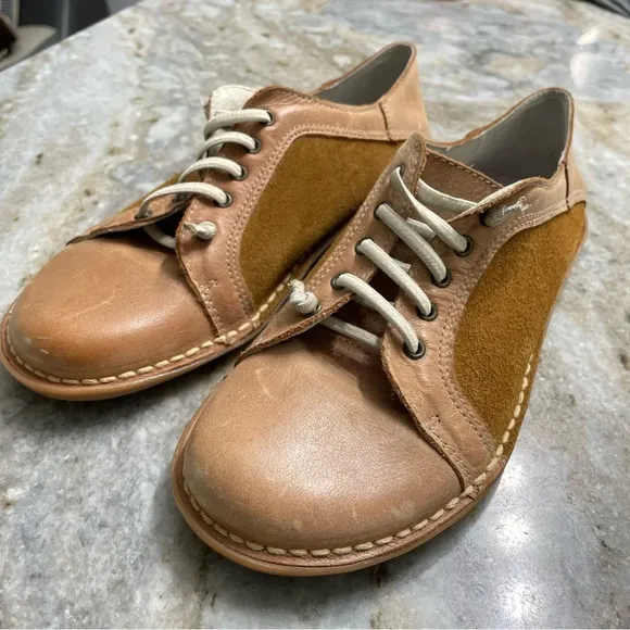 Bran's Spanish Suede Leather Lace Women's Shoes Size 37