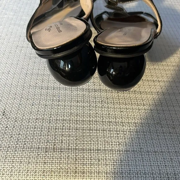 Brenda Zaro Erika Suede Tan Circle Slide Heeled Sandals Size 41 , us 9