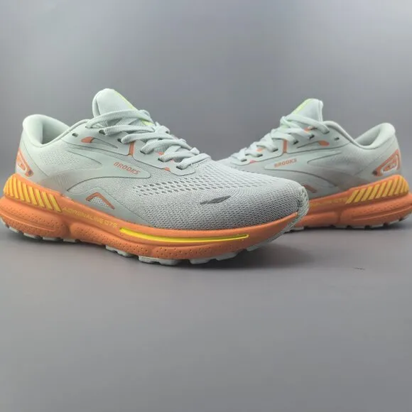 Brooks Chui LAN couple fluorescent yellow and green sports shoes