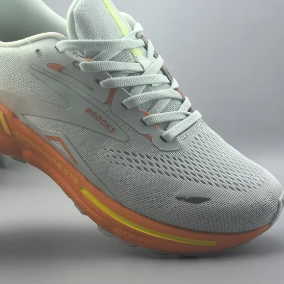 Brooks Chui LAN couple fluorescent yellow and green sports shoes