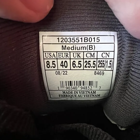 BROOKS Ghost 14 GTX Running Sneakers Shoes Women's 8.5 Black Spearmint Gore-Tex