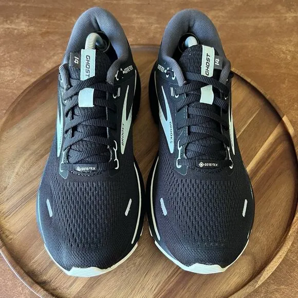 BROOKS Ghost 14 GTX Running Sneakers Shoes Women's 8.5 Black Spearmint Gore-Tex