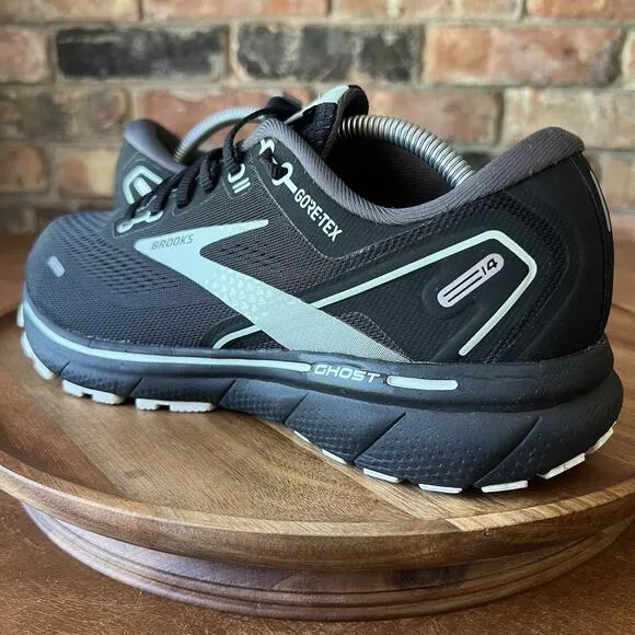 BROOKS Ghost 14 GTX Running Sneakers Shoes Women's 8.5 Black Spearmint Gore-Tex