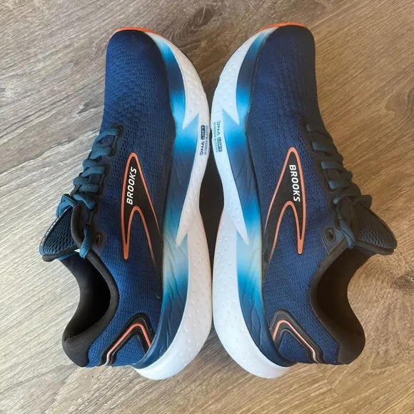 Brooks Glycerin 21 GTS Running Shoes Blue Mens 8 UK 7‎ EU 41