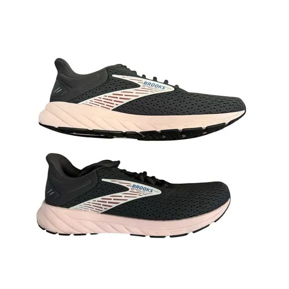 Brooks Women's Anthem 6 Running Shoes Gray with Pale Pink Soles Size 11