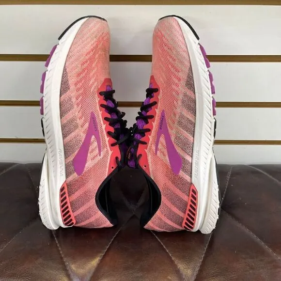 Brooks Womens Ravenna 10 1202861B615 Pink Running Shoes Sneakers Size 9.5 B