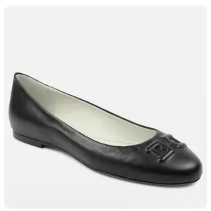 Bruno Magli Bibi women slip on ballet flat shoes size 37 in black