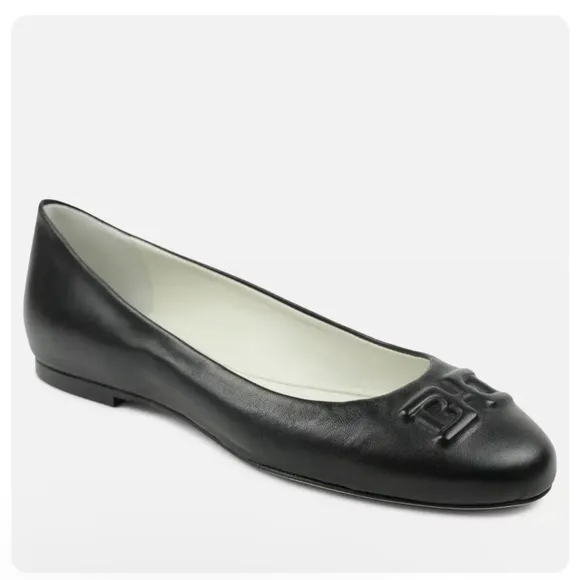 Bruno Magli Bibi women slip on ballet flat shoes size 37 in black
